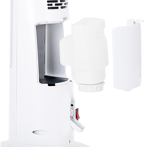 Колонный обогреватель с увлажнителем Adler AD 7730 LCD белый