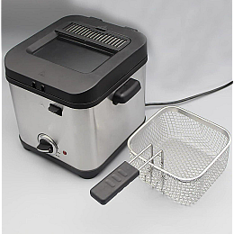 Фритюрниця 900W 1.5 л Ambiano 97305 сірий (1932959273)