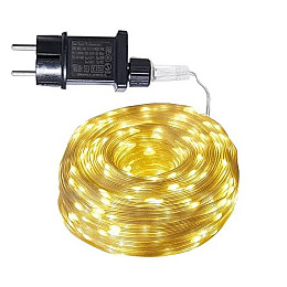 Гирлянда светодиодная Light 200 LED большие капли 20 м дом улица теплый белый 8 режимов