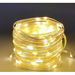 Гірлянда світлодіодна Light 200 LED великі краплі 20 м дім вулиця теплий білий 8 режимів