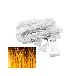 Гирлянда новогодняя j-hel Сеть 6м х 4м IP44 8 режимов Белый свет