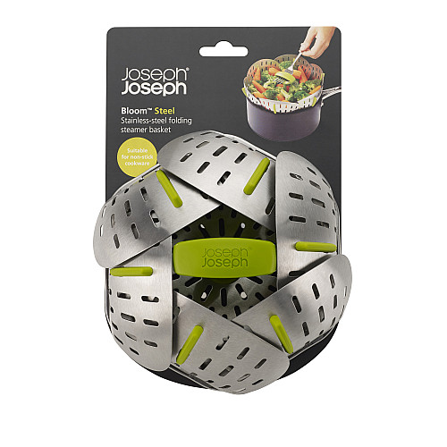 Корзина для варки на пару Joseph Joseph Bloom Steel Folding 14,8x14,8x10 Стальной (45033)