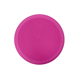 Балансувальна масажна подушка сенсомоторний балансувальний диск EasyFit 33х5 см Рожевий (16010-hbr)