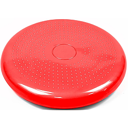 Балансувальна масажна подушка сенсомоторний балансувальний диск EasyFit 33х5 см Red (16013-hbr)