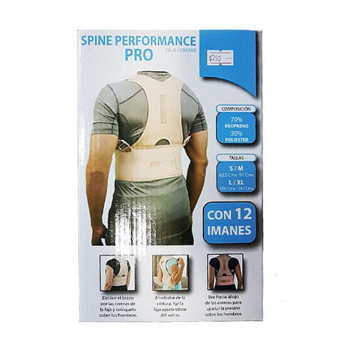 Магнитный корсет корректор осанки Spime Performance Pro man Body S (kz243-hbr)