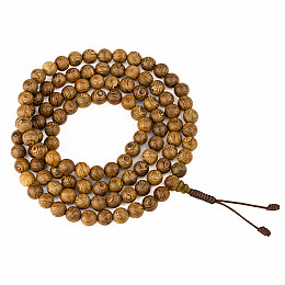 Чётки Дерево Венге 108 бусин Kailash бусини 8.3 мм (27626)