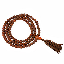 Четки «Дакини» з насіння дерева ракту Kailash 108 бусин бусини - 9 мм (27628)