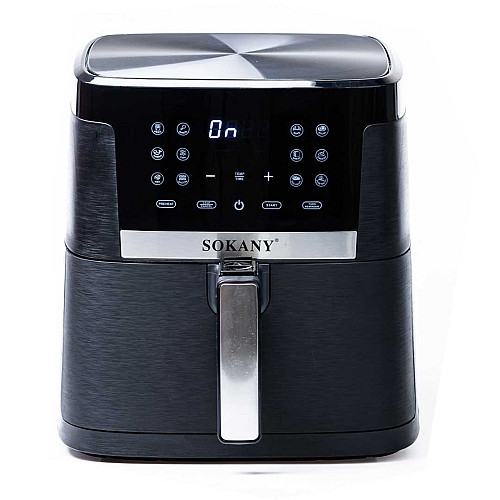 Аэрогриль-фритюрница Sokany SK-10004 на 8,5 литров черный (SK10004)