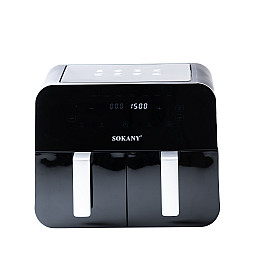 Аэрогриль-фритюрница Sokany SK-10005 на 10л сенсорная черный (SK10005)