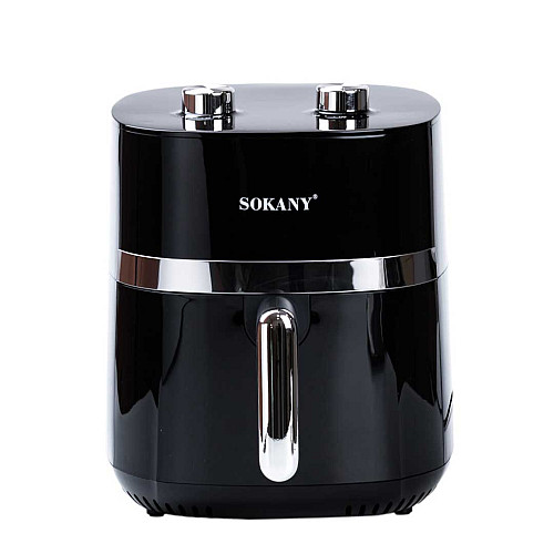 Аерогриль-фритюрниця Sokany SK-10024 на 6,5л з терморегулятором чорний (SK10024)