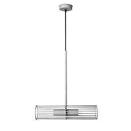 Светильник підвісний в лофт стилі MSK Electric Malta під лампу Е27 MR 1041 GR сірий муар