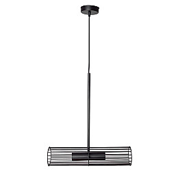 Светильник підвісний в лофт стилі MSK Electric Malta під лампу Е27 NL 1041 BK чорний