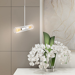 Светильник подвесной в лофт стиле MSK Electric Malta под лампу Е27 NL 1041 WH белый
