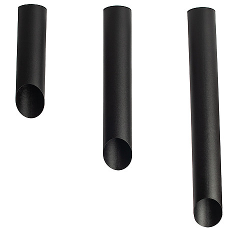 Светильник потолочный MSK Electric Slice под три лампы Е27 NL 382819 BK+BK