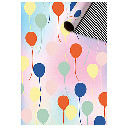Бумага подарочна STEWO 0,7 x 2,0 м Birthday Fun ball 2528149998-4