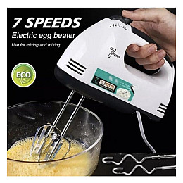 Миксер кухонный Domotec R-6633 7 скоростей 260W White/Black