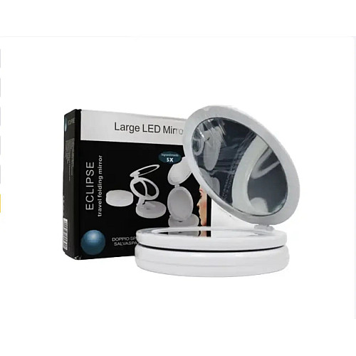 Настольное зеркало трансформер с увеличением 5Х Large LED Mirror Eclipse