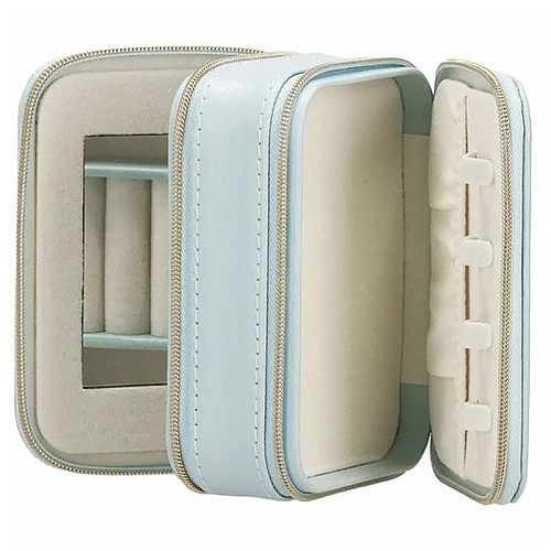 Шкатулка Casegrace SP-01167 Blue для украшений и ювелирных изделий с зеркалом