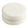 Шкатулка Casegrace SP-1257 White для прикрас і ювелірних виробів портативна кругла 11*11*5 см