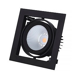Светильник встроенный Maxus Assistance Grille Pro 1x30W 3500K 38* Серый (1508)