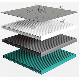 Композитный HEPA фильтр для воздухоочистителей Doctor-10 14.5 х 1 см (F-WG-03)