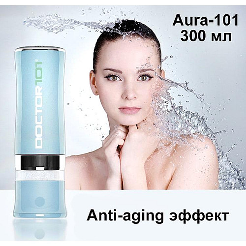Протиковідна воднева пляшка 300 мл Doctor-101 Aura SPE/PEM технологія М'ята
