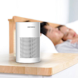 Компактный 2-в-1 очиститель воздуха + ионизатор Doctor-101 Montego с HEPA фильтром с USB (W080)