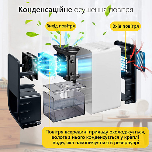 Бытовой осушитель воздуха конденсационный 1,2л Doctor-101 LEVANTE