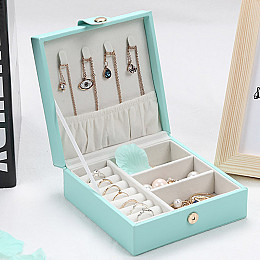 Шкатулка Casegrace SP-01176 Blue для прикрас і ювелірних виробів дорогоцінностей (12400-74207)