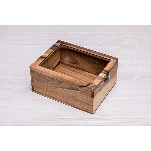 Сувенірна дерев'яна коробка для подарунків ecoWalnut 180x141x82 мм