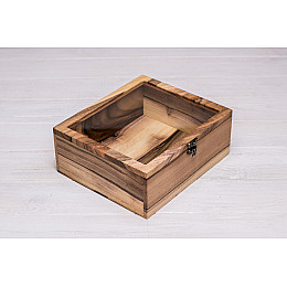 Деревянная коробочка бокс для подарков ecoWalnut 208x180x82 мм