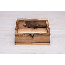 Дерев'яна коробочка бокс для подарунків ecoWalnut 208x180x82 мм
