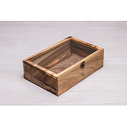 Подарочный бокс для вручения подарков ecoWalnut 275x180x82 мм