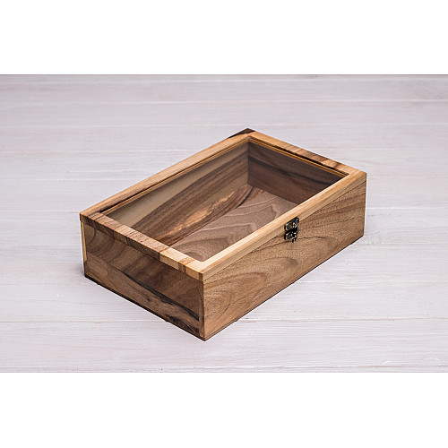 Подарковий бокс для вручення подарунків ecoWalnut 275x180x82 мм