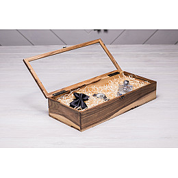 Коробка для украшения ecoWalnut 409x180x82 мм