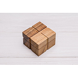 Коробочка для колец на свадьбу Преданность ecoWalnut