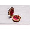 Коробочка для хранения колец на свадьбу Ракушка ecoWalnut