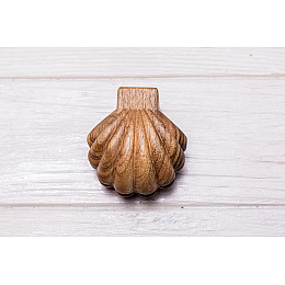 Коробочка для хранения колец на свадьбу Ракушка ecoWalnut