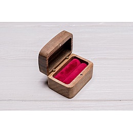 Коробочка для колец на свадьбу ecoWalnut