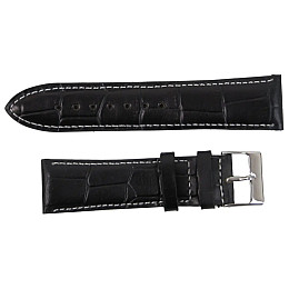 Ремешок для годинників Mykhail Ikhtyar 22 мм Чорний (S606-22S black)