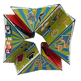 Детская головоломка Куб Bambi 8885-1 8 геометрических фигур