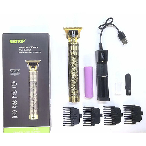 Аккумуляторный триммер для волос с насадками Maxtop T99