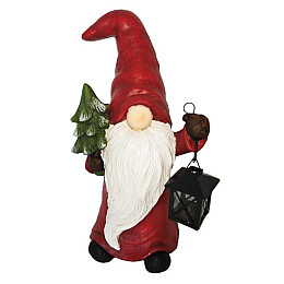 Новогодняя декоративная фигура Novogod'ko Дед Мороз в колпаке 43 см (974207)