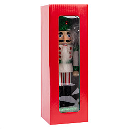 Фигурка декоративная Novogod'ko Щелкунчик 20см дерево белый (974683)