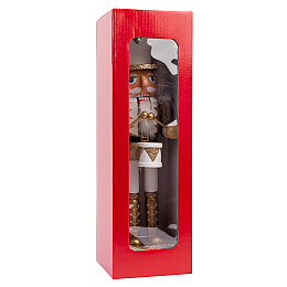 Фигурка декоративная Novogod'ko Щелкунчик 30см дерево золото (974678)