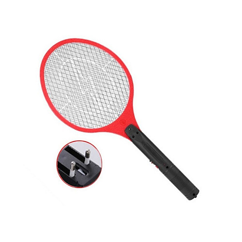 Электрическая мухобойка Mosquito Rechargeable hitting Swatter Черно-красный