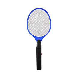 Електрична мухобійка Mosquito Rechargeable hitting Swatter Чорно-синя