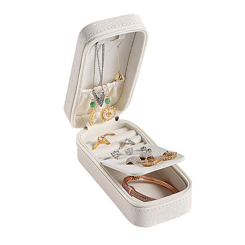 Шкатулка Casegrace SP-01185 для украшений 15*6,5*4,8 см White (12495-74844)