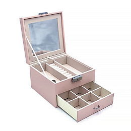 Шкатулка Casegrace SP-01143 для прикрас Рожевий (12494-74841)