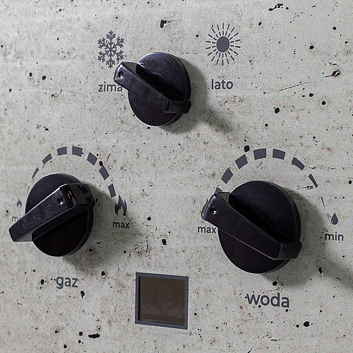 Газовий проточний водонагрівач Piegaz Afrodyta Grey Concrete
